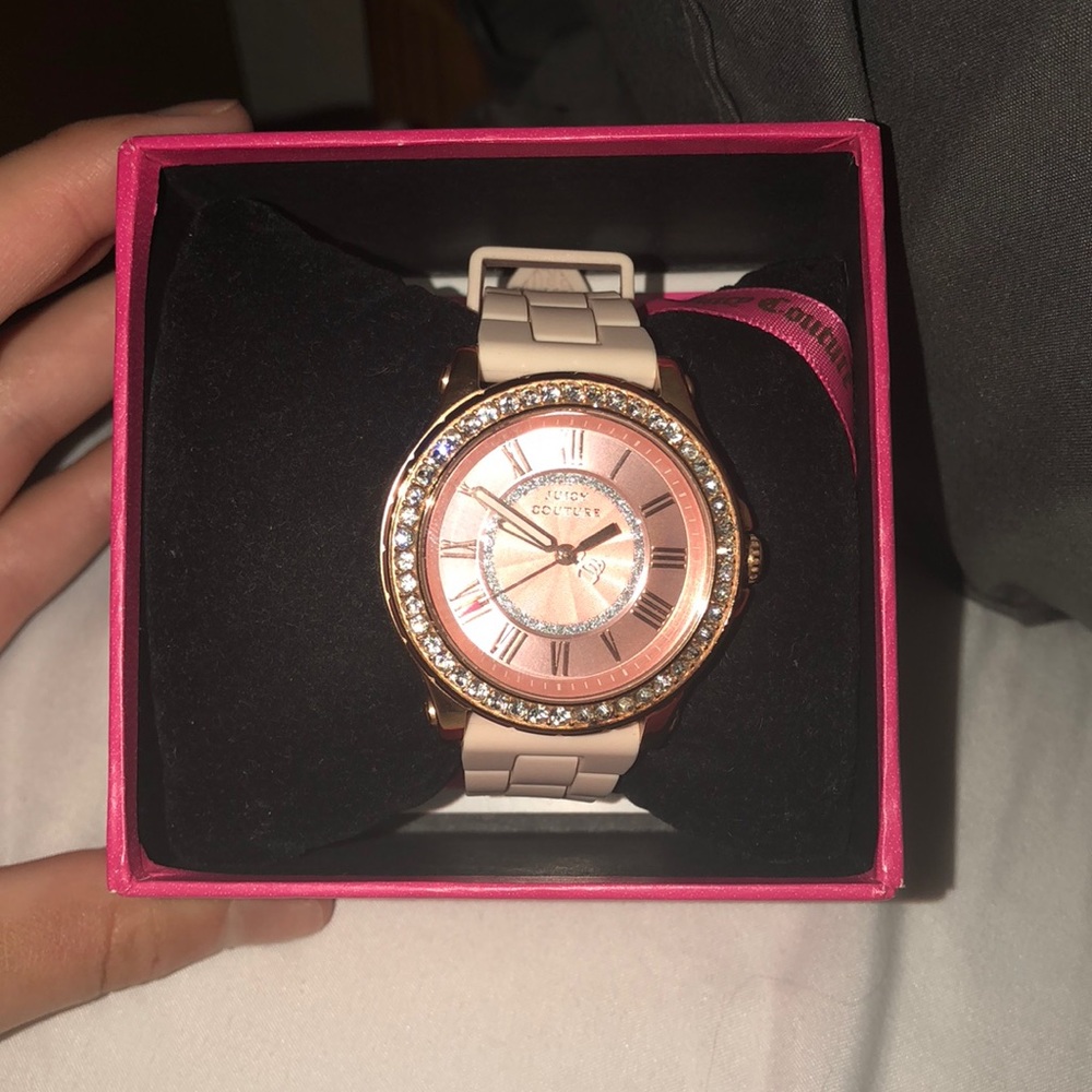 Juicy Couture rose gold watch